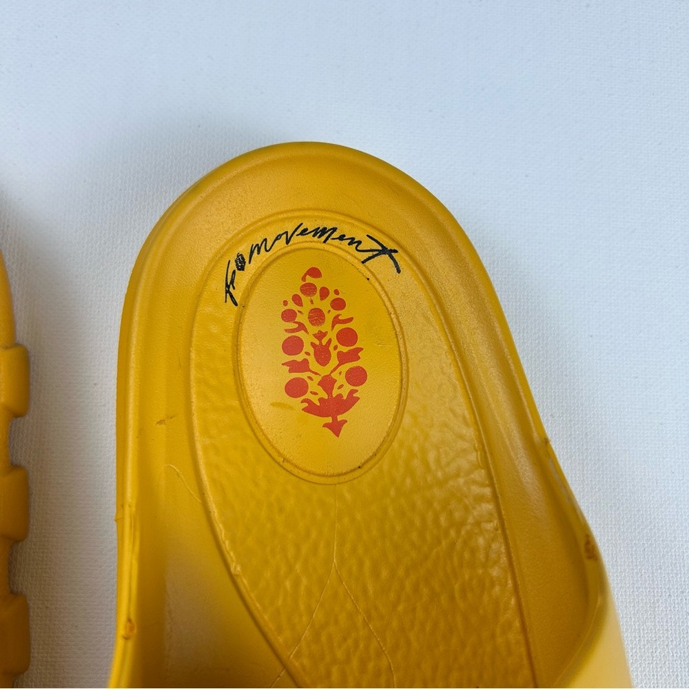 FP Movement by Free People Yellow Foam Slide Sandals 37/38 (f0080) - Picture 3 of 7